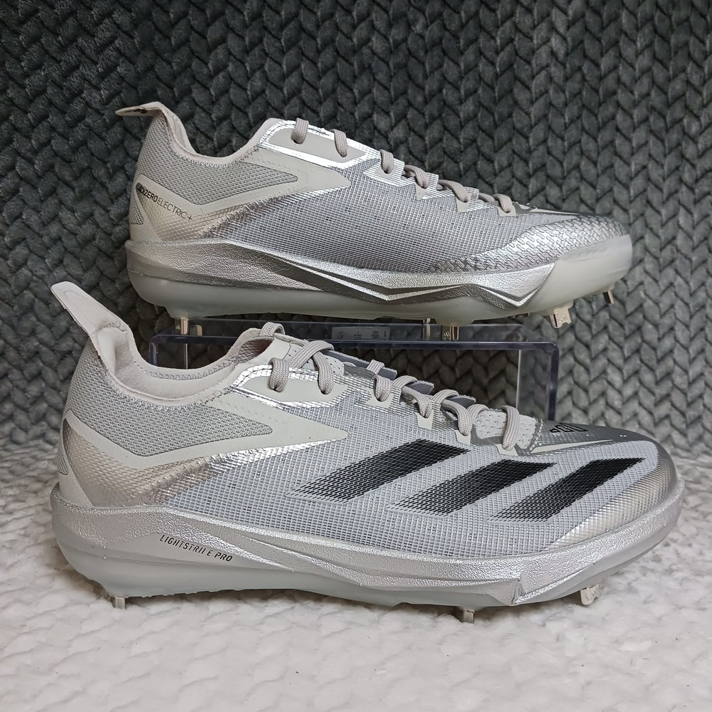 Adidas Adizero Electric+ Silver Speed Pack Men's Baseball Cleats Size 7.5